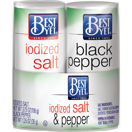 slide 1 of 1, Best Yet Salt And Pepper, 5 oz