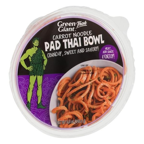 slide 1 of 1, Green Giant Green Giant Carrot Noodle Fresh Pad Thai Bowl, 8.6 oz