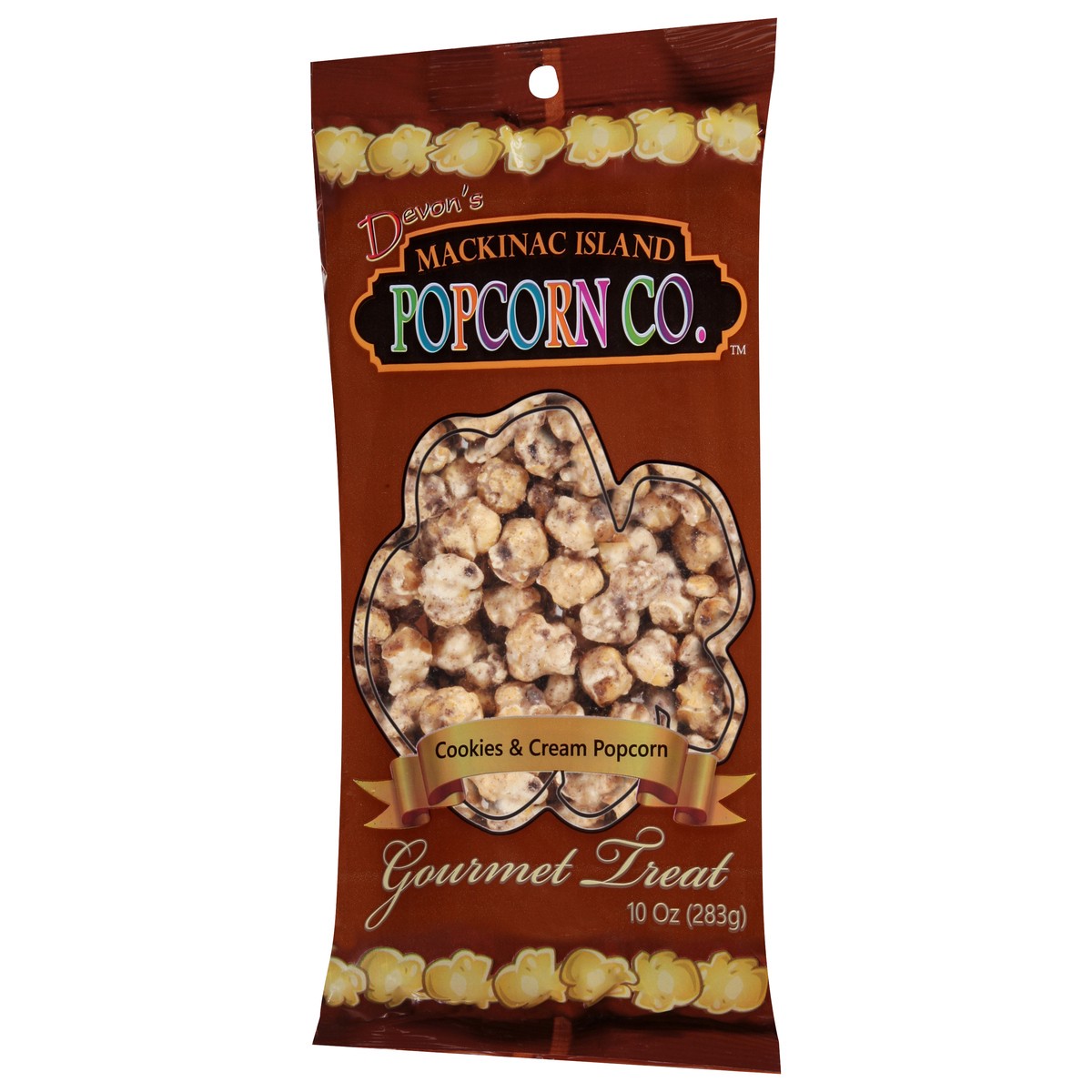 slide 3 of 9, Devon's Mackinac Island Popcorn Co. Devons Cookies And Cream Popcorn, 10 oz