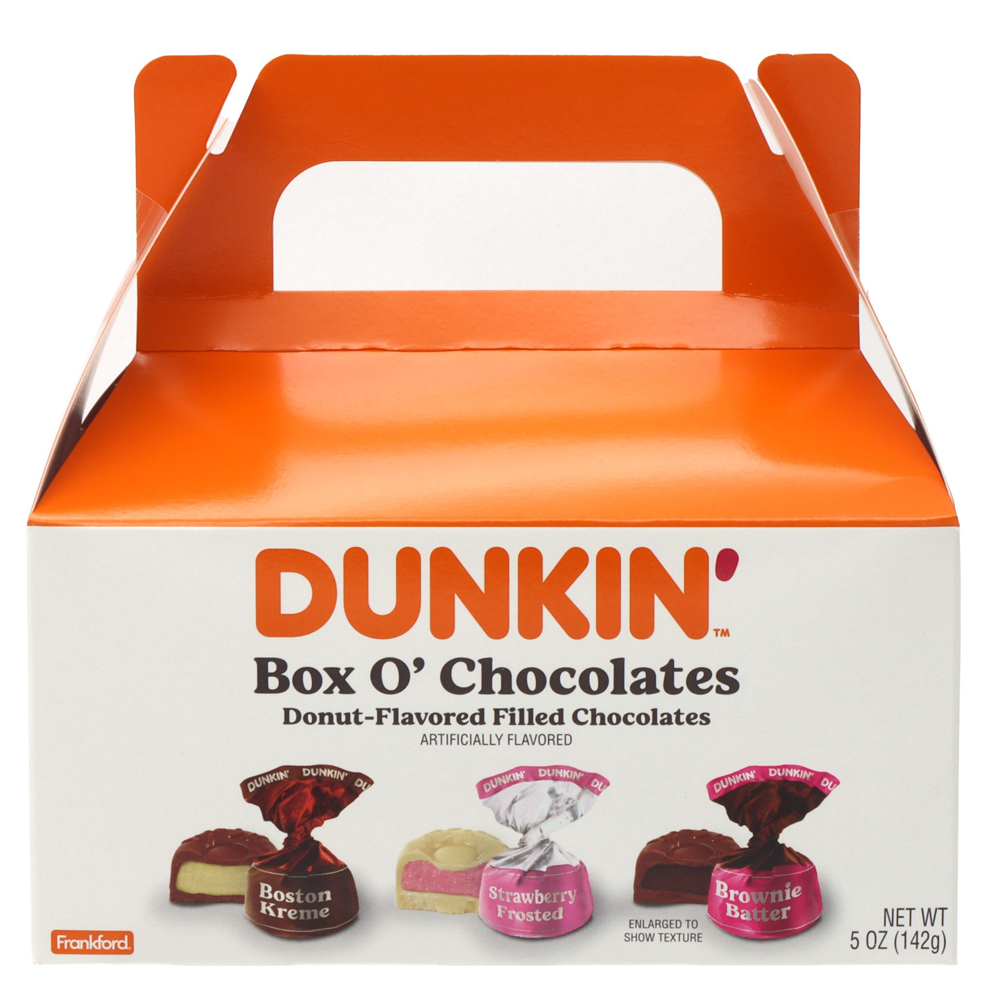 slide 1 of 1, Dunkin'' Dunkin', Box O' Chocolates, 5 Oz, 5 oz