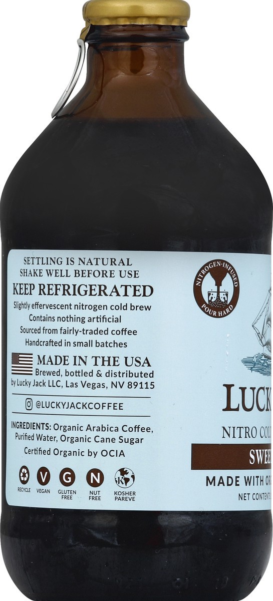 slide 2 of 4, Lucky Jack Nitro Infused Sweet Thing Cold Brew Coffee - 10.5 fl oz, 10.5 fl oz