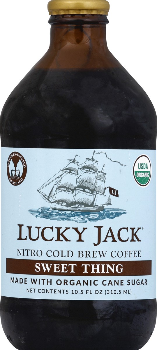 slide 3 of 4, Lucky Jack Nitro Infused Sweet Thing Cold Brew Coffee - 10.5 fl oz, 10.5 fl oz