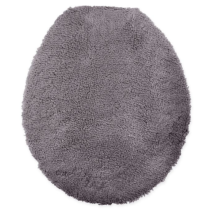 slide 1 of 1, Wamsutta Ultra Fine Reversible Toilet Lid Cover - Charcoal, 1 ct