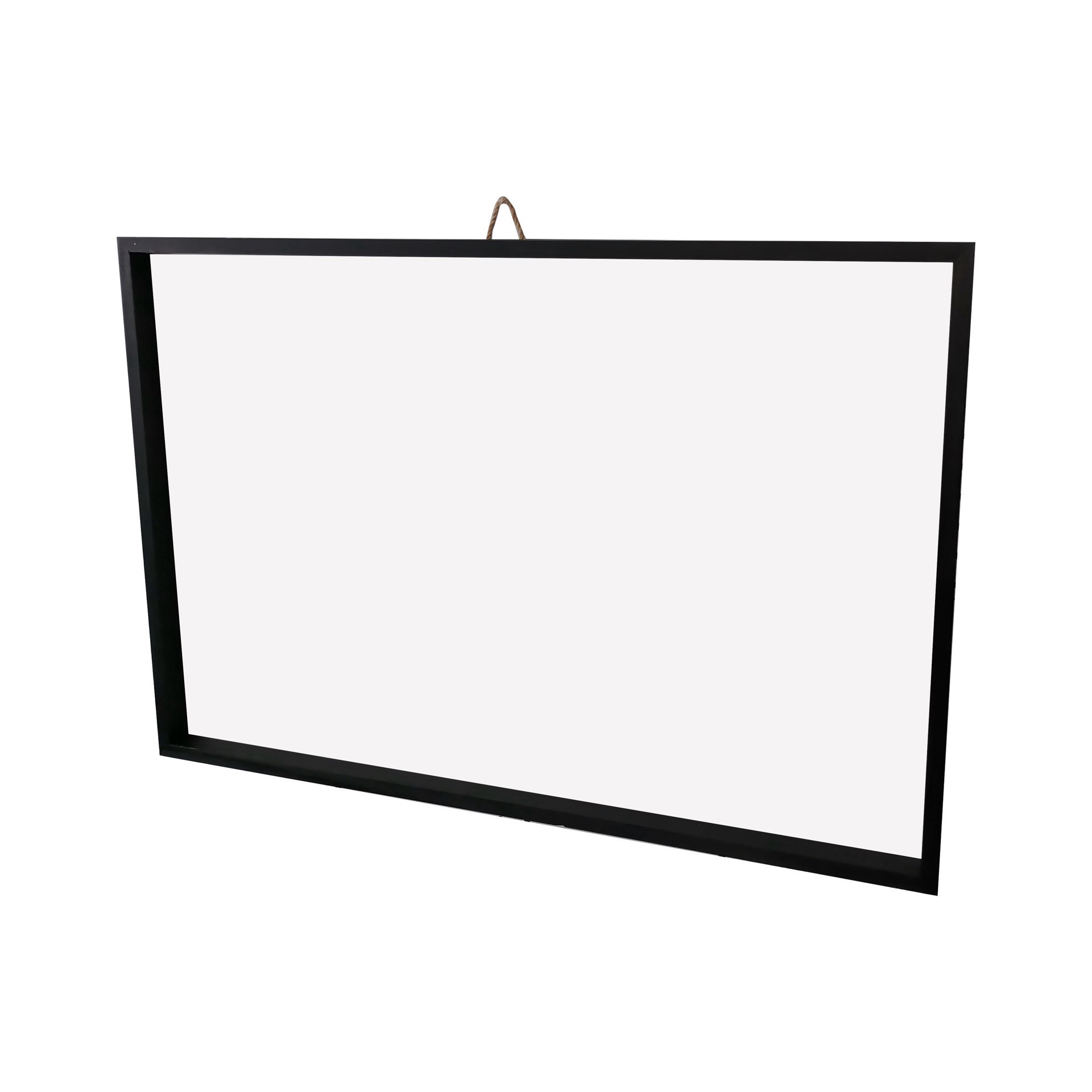 slide 2 of 3, 17" X 25" White Plaque With Black Wood Frame By Make Market, 17 in x 25 in