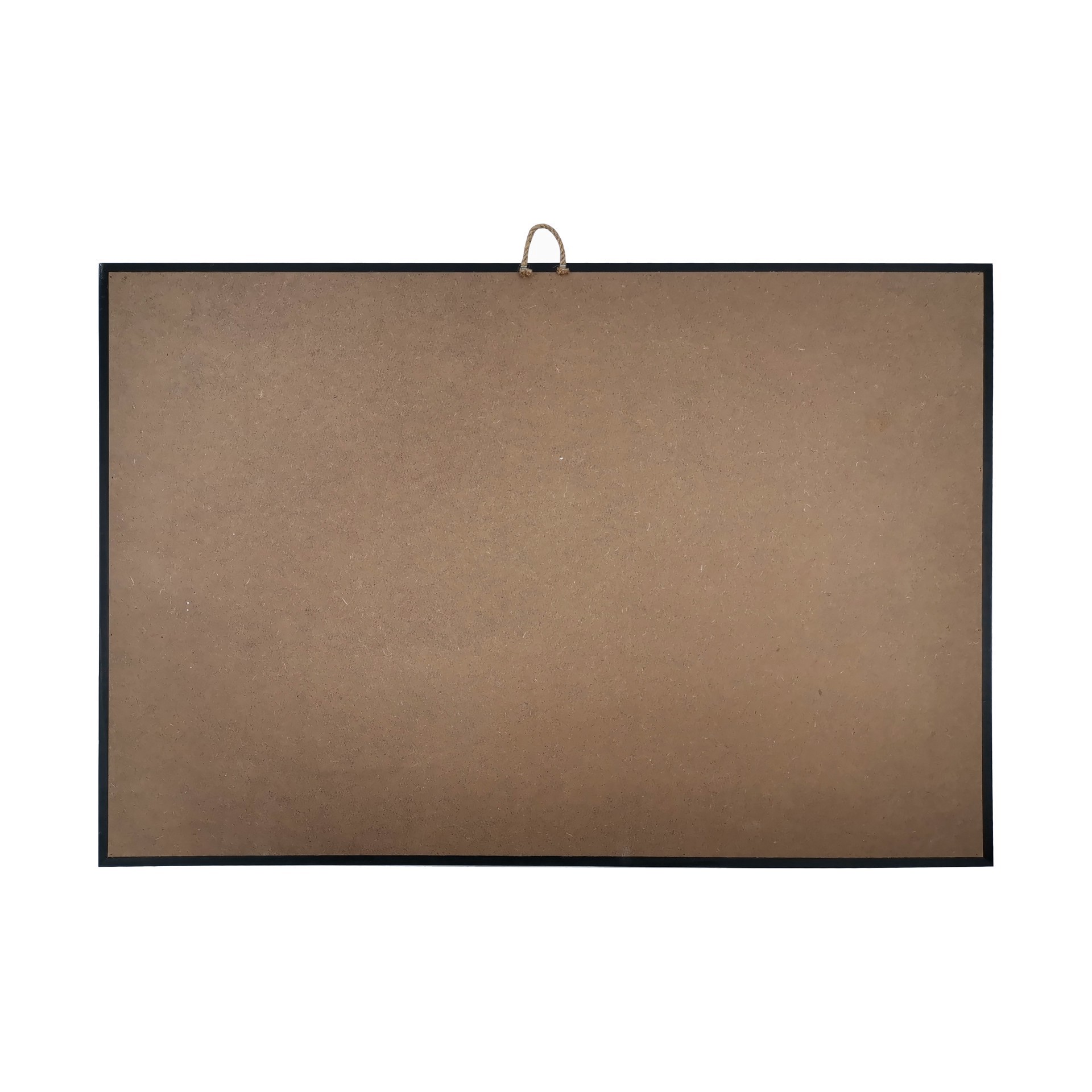 slide 3 of 3, 17" X 25" White Plaque With Black Wood Frame By Make Market, 17 in x 25 in