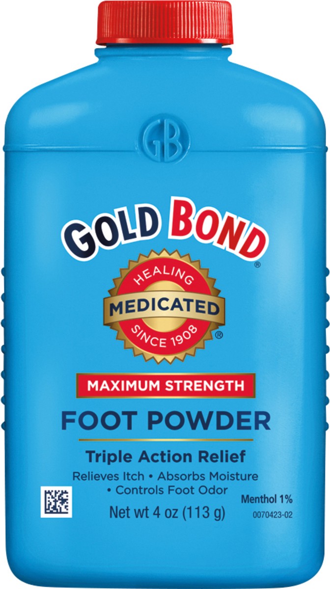 slide 2 of 3, Gold Bond Foot Powder, 4 oz