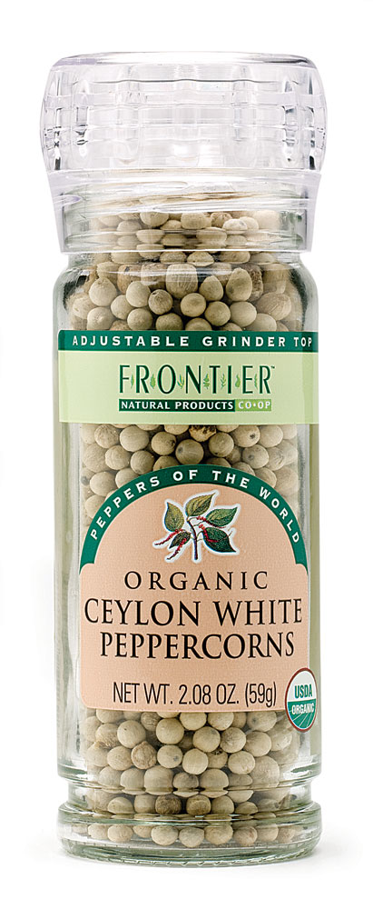 slide 1 of 1, Frontier Ceylon White Peppercorns, 2.08 oz