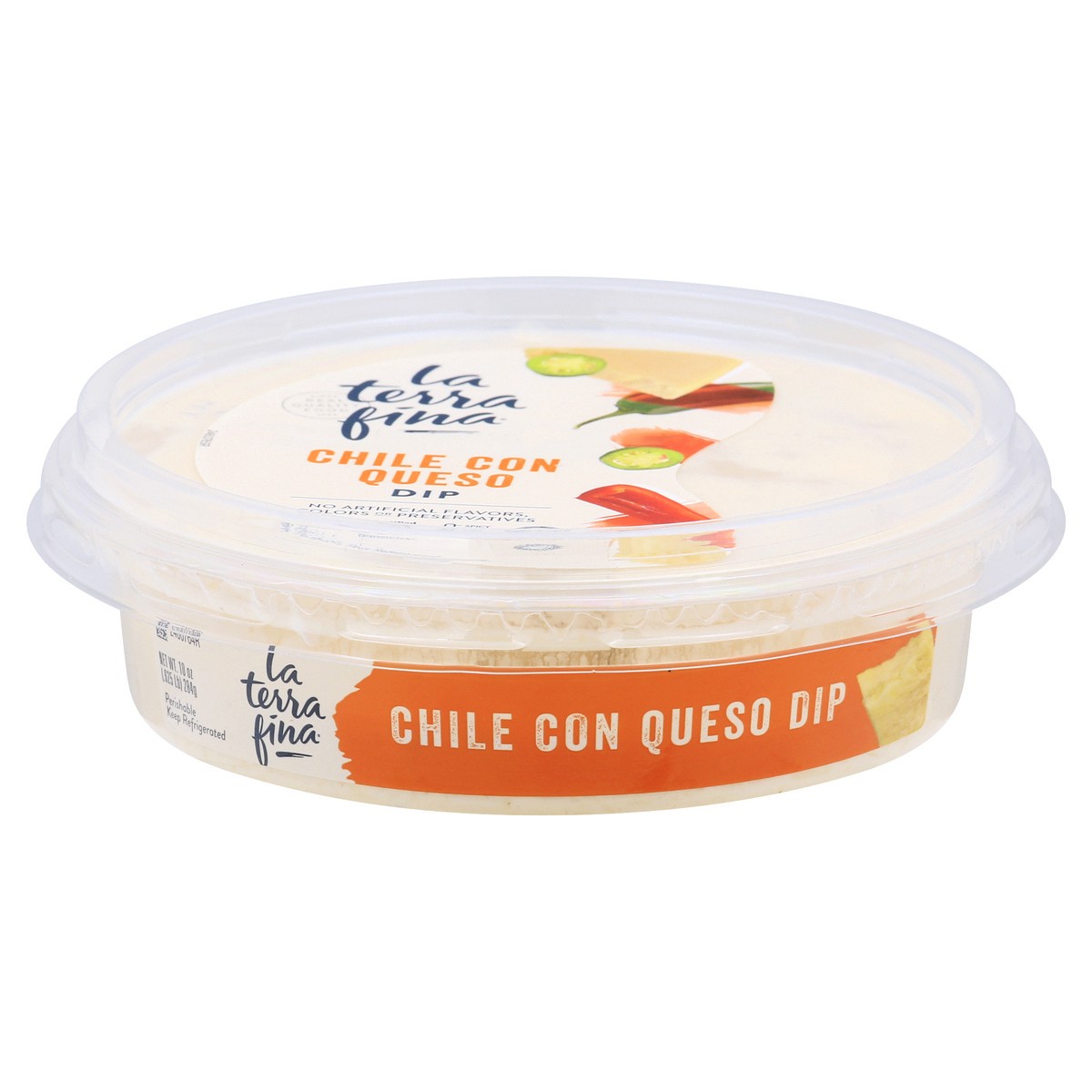 slide 1 of 9, La Terra Fina Chile Con Queso Dip 10 oz, 10 oz