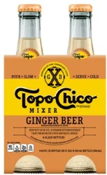 Topo Chico Mixer Ginger Beer Glass Bottle, 6.5 fl oz
