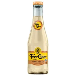 Topo Chico Mixer Ginger Beer Glass Bottle, 6.5 fl oz