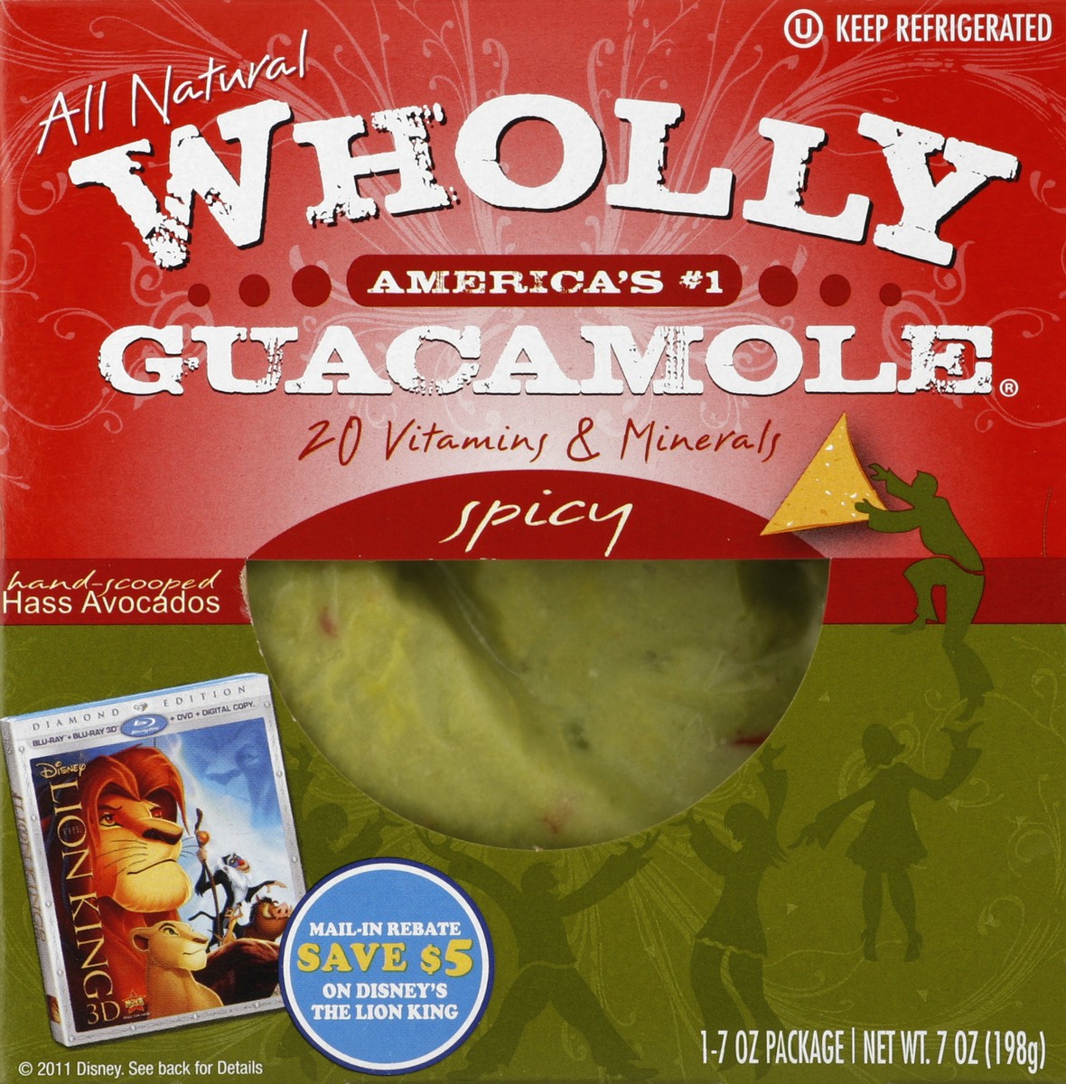 slide 2 of 4, Wholly Guacamole Spicy Hot, 8 oz