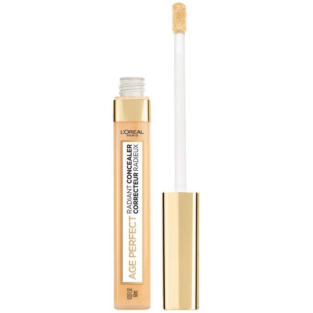 slide 1 of 1, L'Oréal Age Perfect Radiant Concealer With Hydrating Serum, Nude Beige, 0.23 oz
