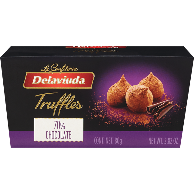 slide 1 of 1, 70% Dark Truffles, 2.3 oz