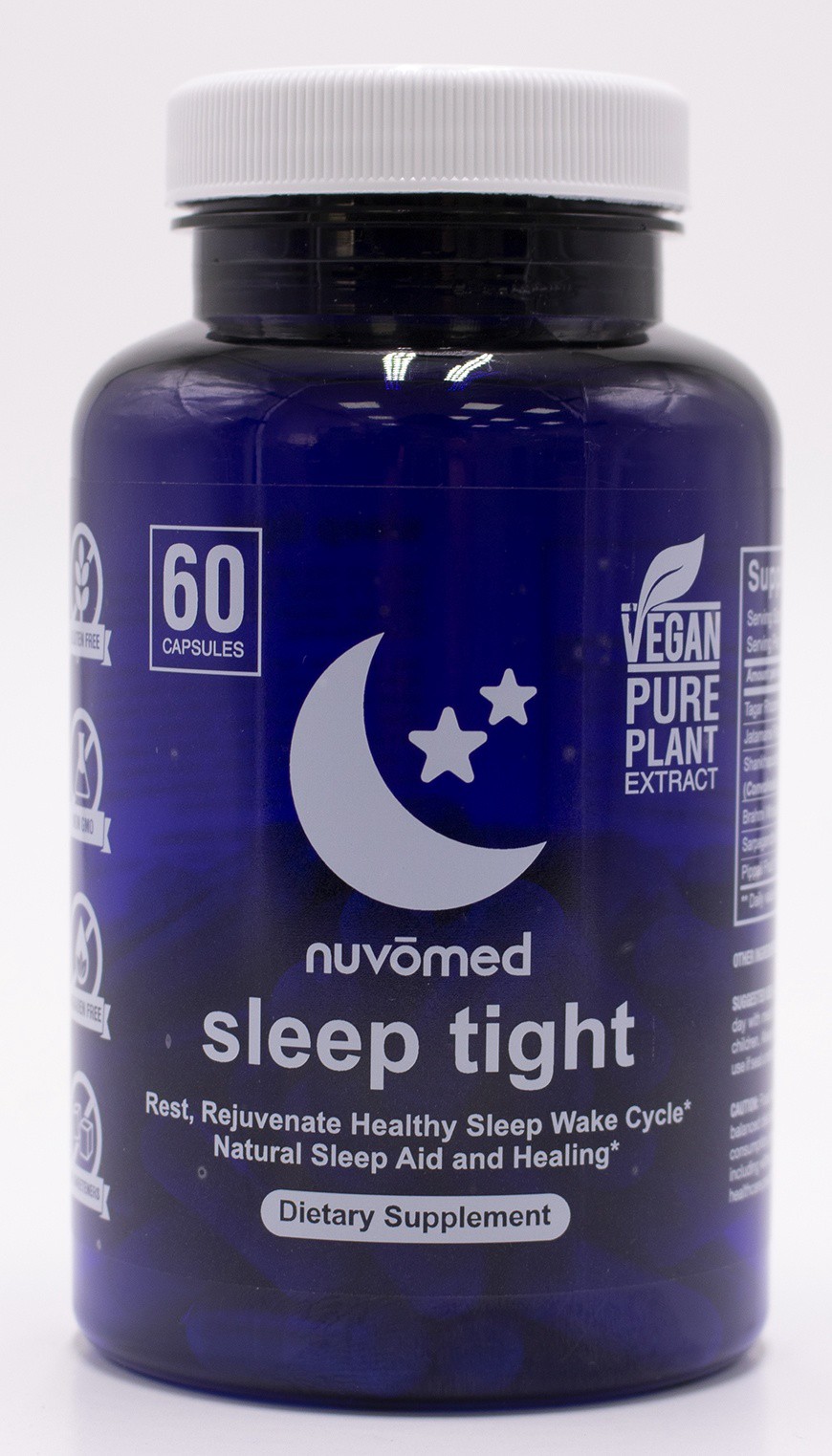 slide 1 of 2, NuvoMed Sleep Tight Capsules, 60 ct