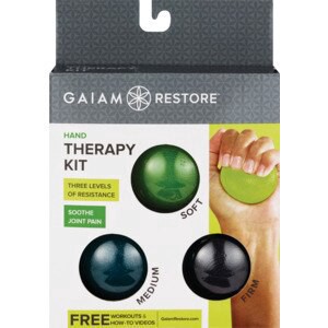 slide 1 of 1, Gaiam Restore Hand Therapy Kit, 1 ct