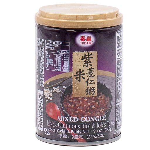 slide 1 of 1, Taisun Mixed Congee Black Glutinous Rice, 255 gram