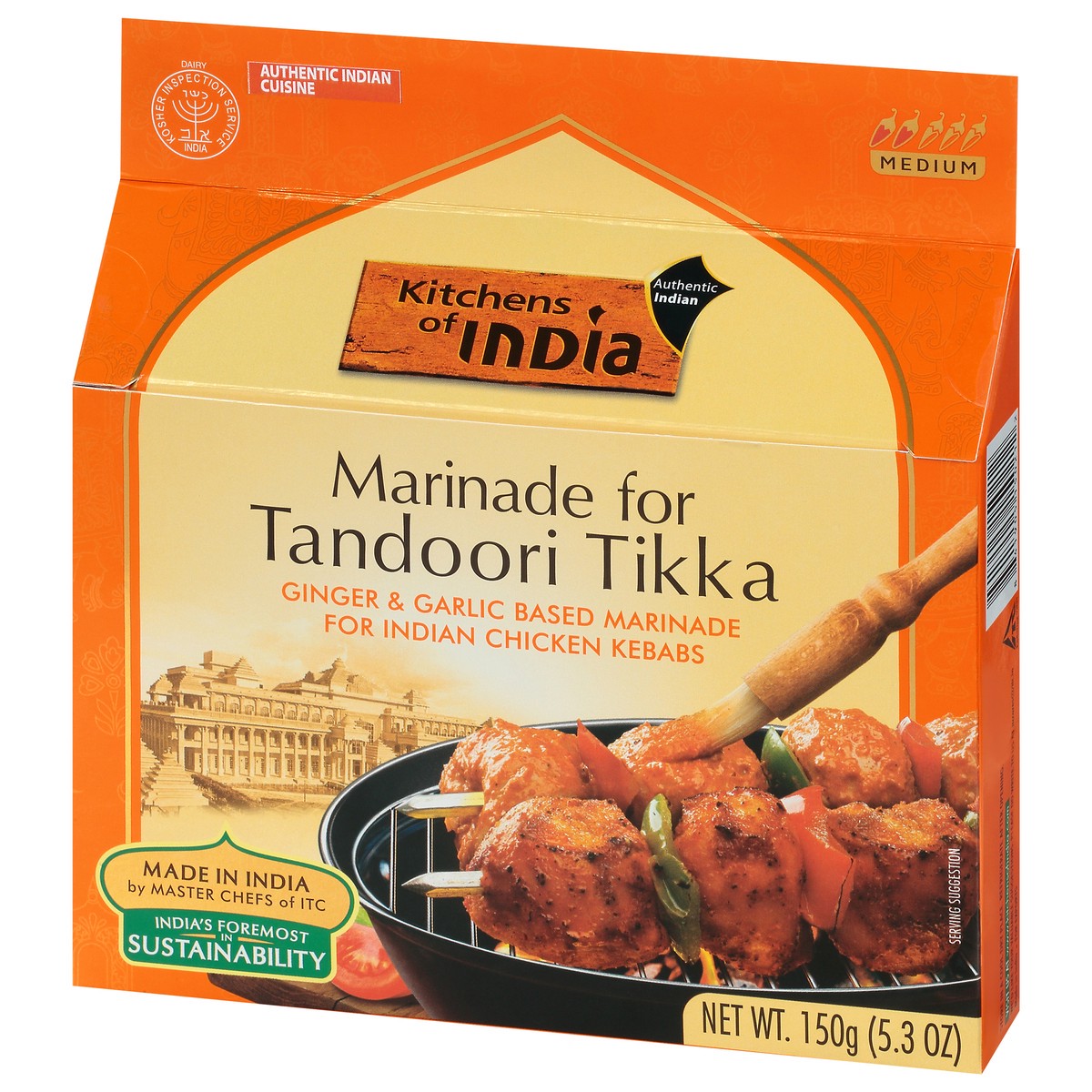 slide 9 of 14, Kitchens of India Medium Marinade for Tandoori Tikka 5.3 oz, 5.3 oz