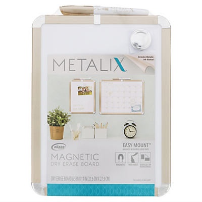 slide 1 of 1, The Board Dudes Metalix Dry Erase Board, 1 ct