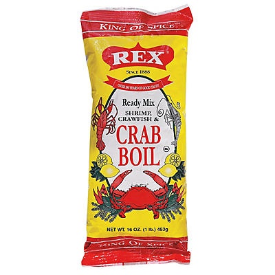 slide 1 of 1, Rex Shrimp, Crawfish & Crab Boil Ready Mix, 16 oz