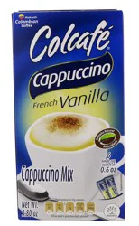 NON BRAND Colcafe Cappuccino Mix Frenchvanilla Sachets - 3.8 oz