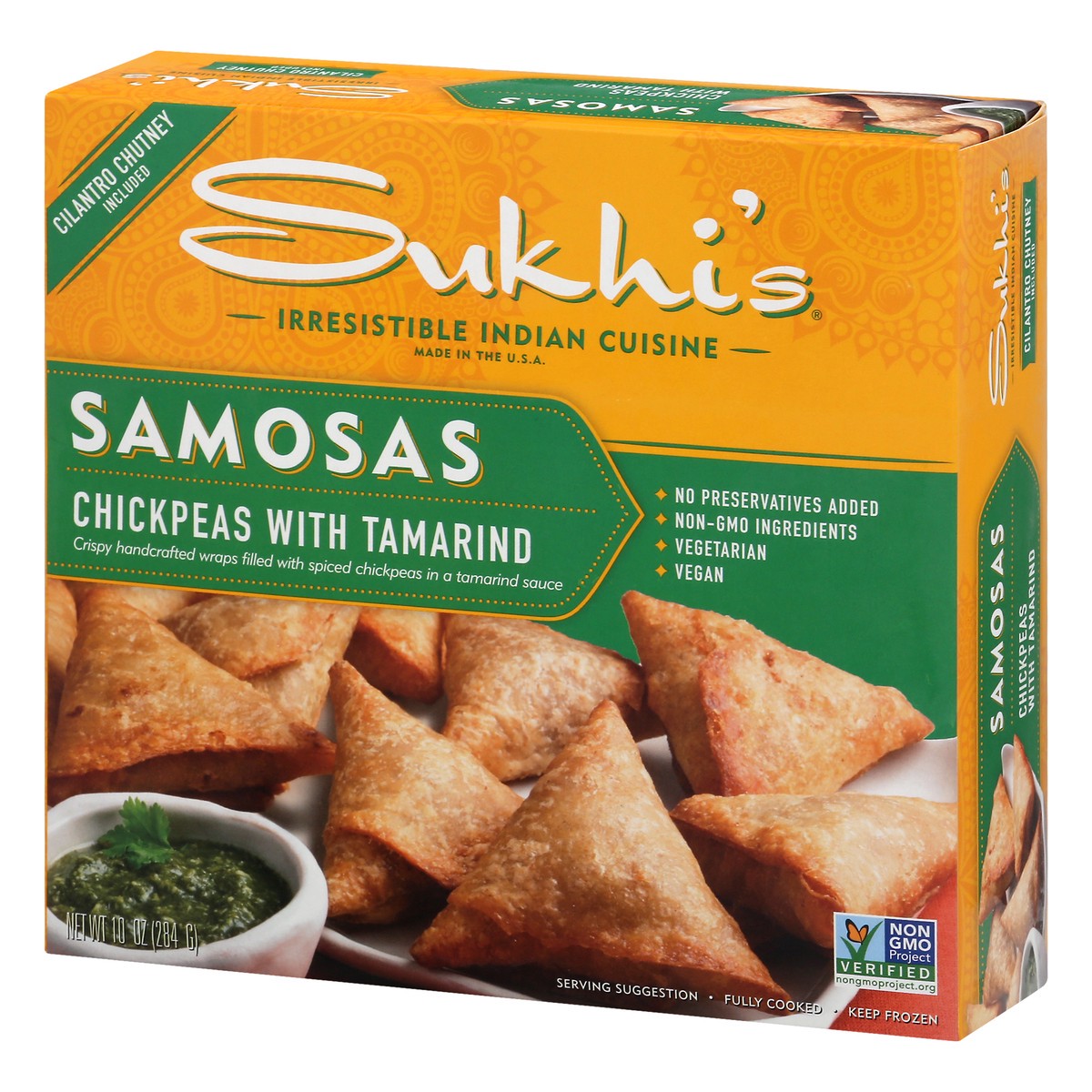 slide 7 of 11, Sukhi's Chickpeas with Tamarind Samosas 10 oz, 10 oz