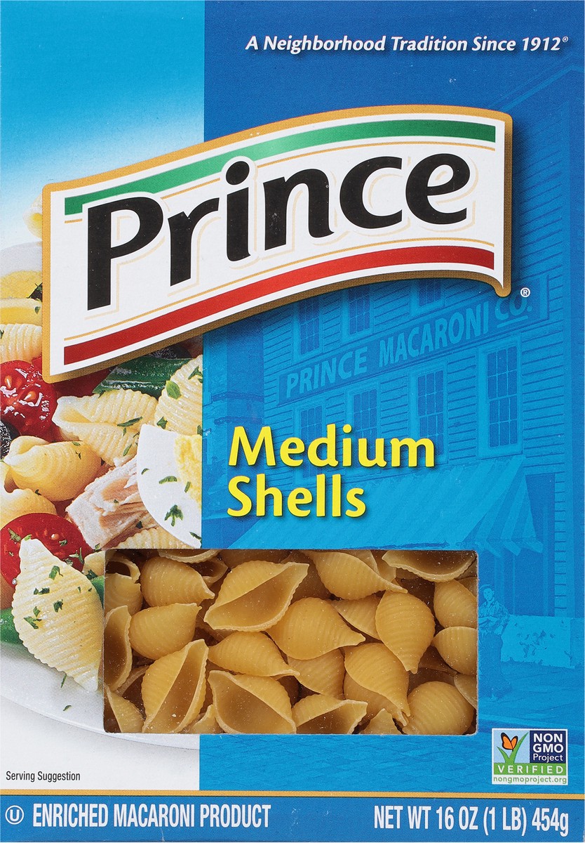 slide 6 of 9, Prince Shells Medium 16 oz, 16 oz