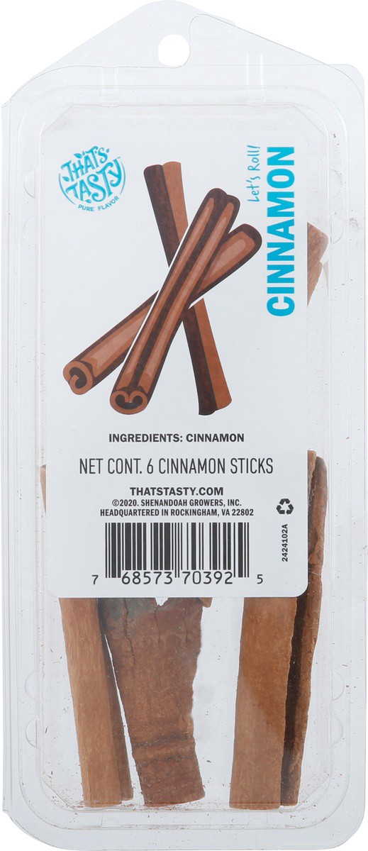 slide 5 of 9, That's Tasty Pure Flavor Cinnamon 6 Sticks, 1 ct