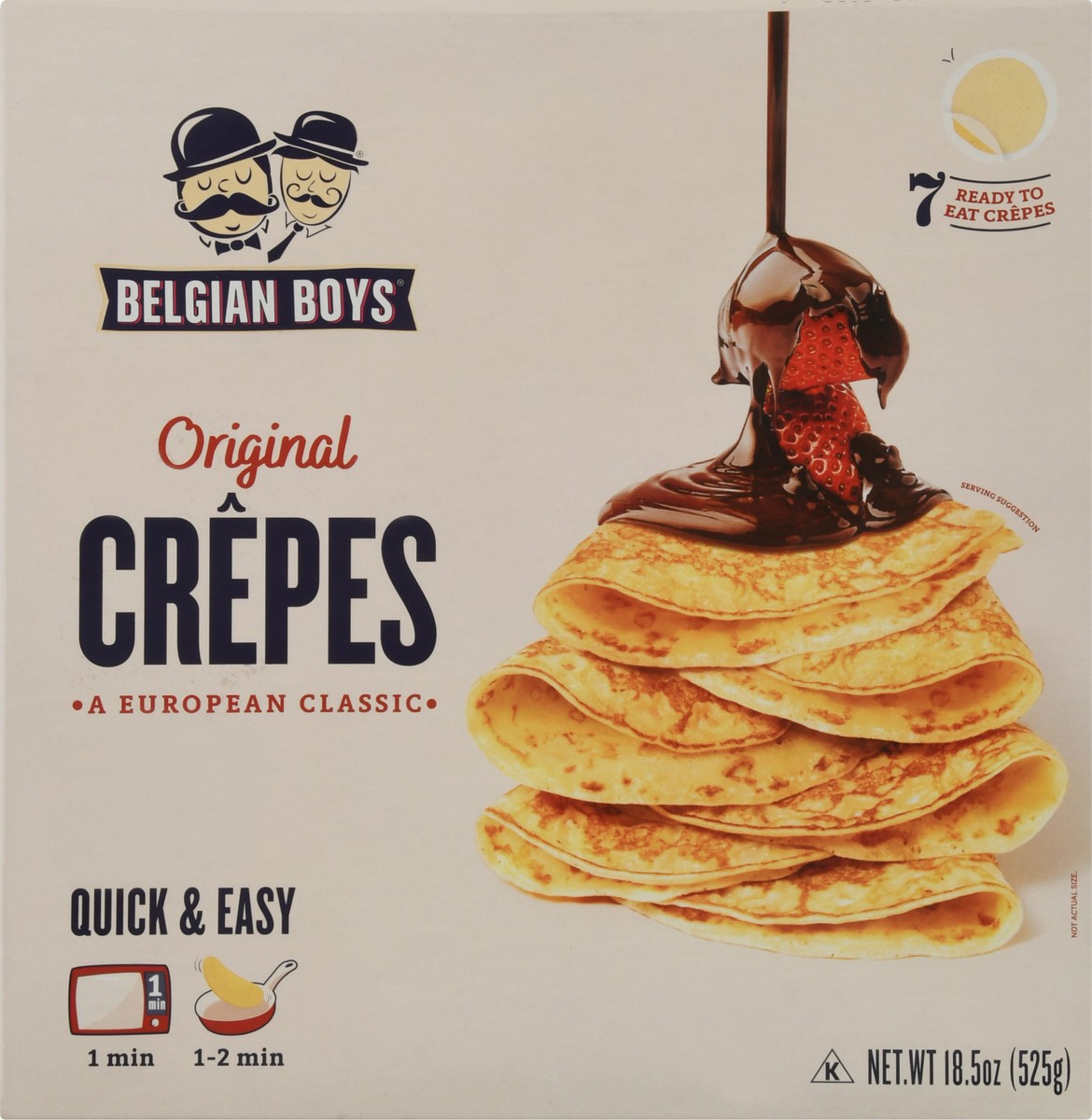 slide 1 of 9, Belgian Boys Crepes 18.5 Oz, 7 ct