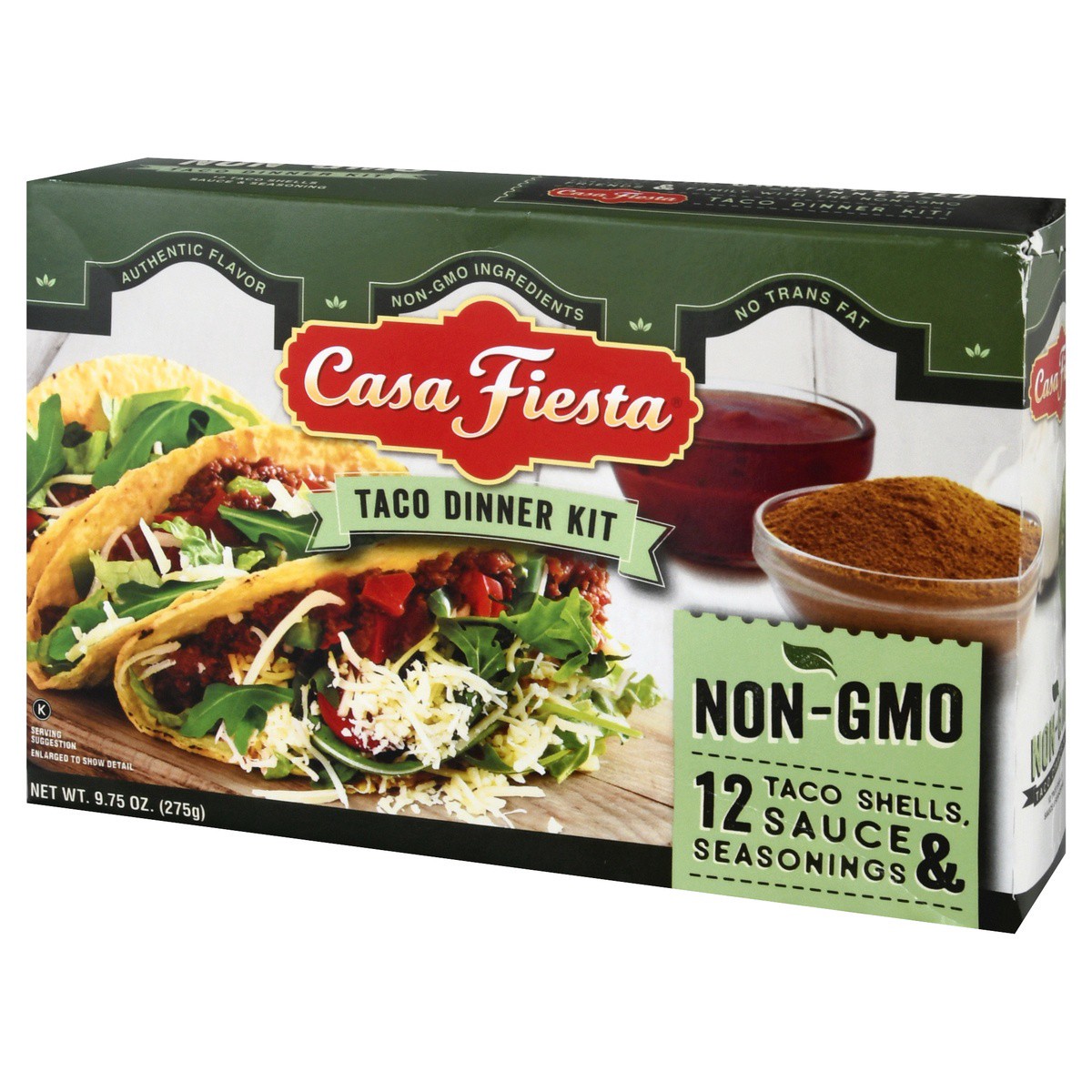 slide 3 of 9, Casa Fiesta Taco Dinner Kit 9.75 oz, 9.75 oz