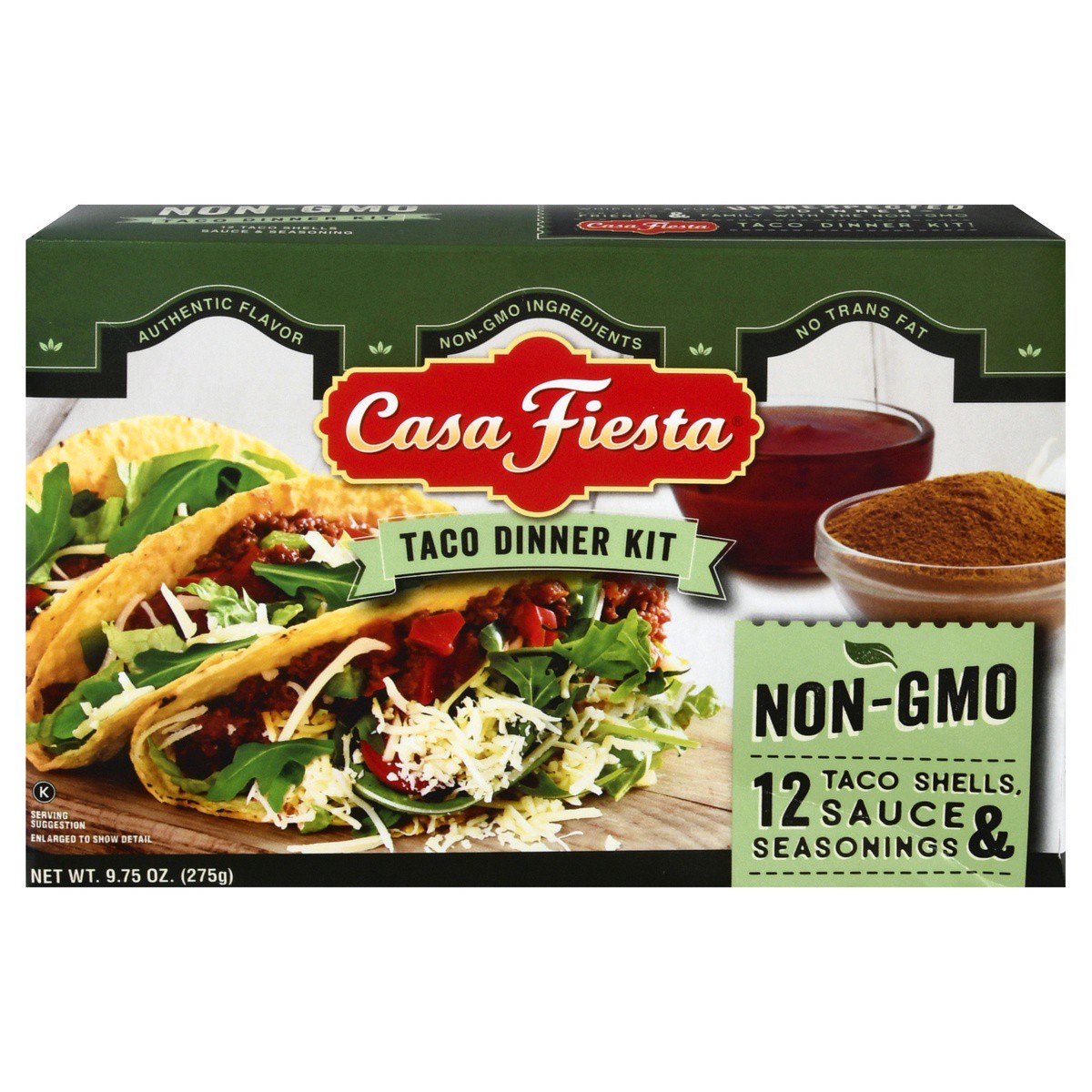 slide 1 of 9, Casa Fiesta Taco Dinner Kit 9.75 oz, 9.75 oz