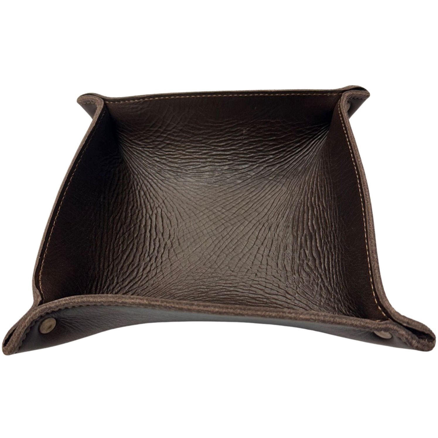 slide 1 of 1, Texas Proud Leather Tray - Brown, 1 ct