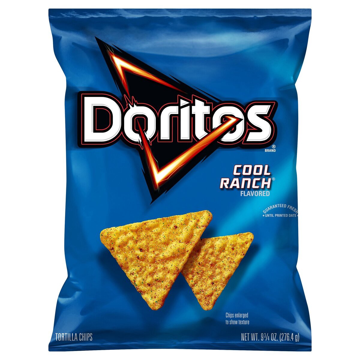 slide 1 of 3, Doritos Tortilla Chips, Cool Ranch, 9.75 oz
