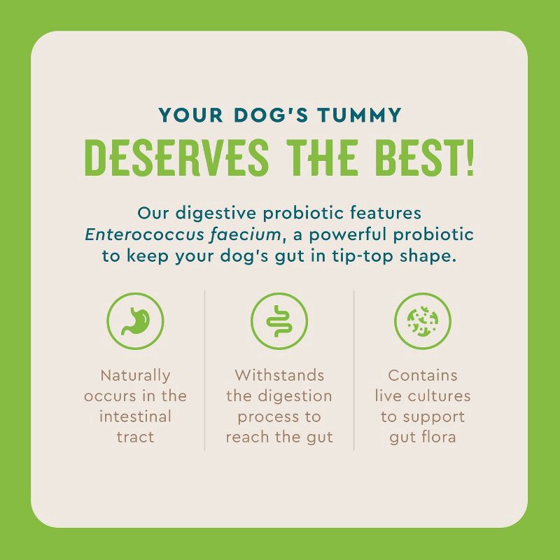 slide 3 of 8, VetIQ Unflavored Digestive Probiotic Dog Supplements - 30ct, 30 ct