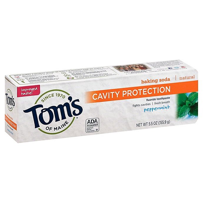 slide 1 of 6, Tom's Of Maine Peppermint Toothpaste Anti Cavty, 5.5 oz