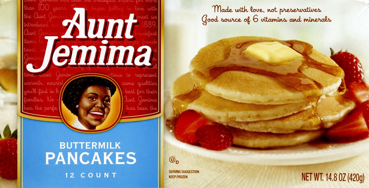 slide 4 of 4, Aunt Jemima Buttermilk Pancakes, 1 ct