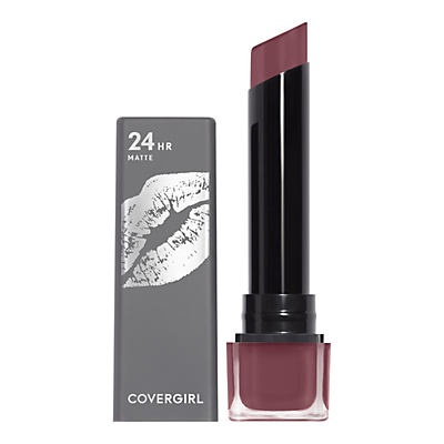 slide 1 of 1, Covergirl Exhibitionist 24 Hour Ultra Matte Lipstick 620 Risky Business, 0.09 oz