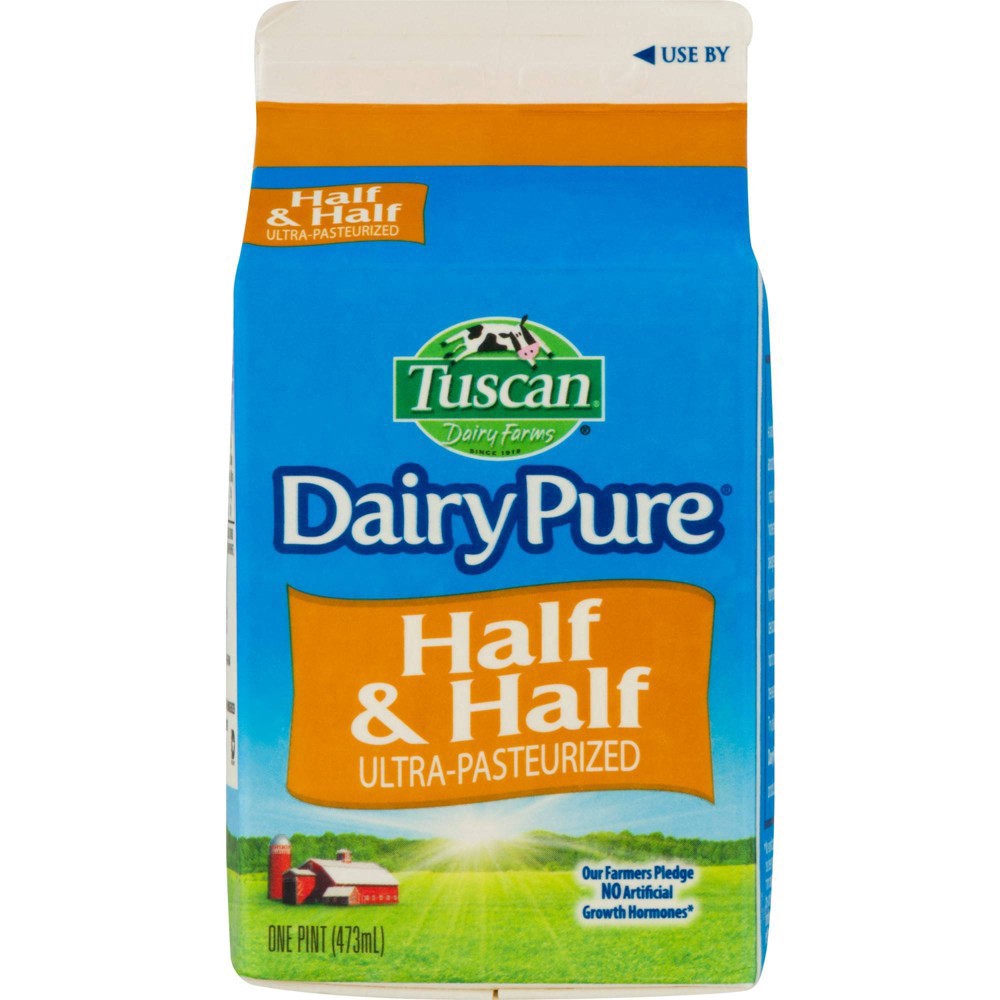 slide 8 of 13, Tuscan Dairy Farms Half and Half Pint - 1 Carton, 1 pint