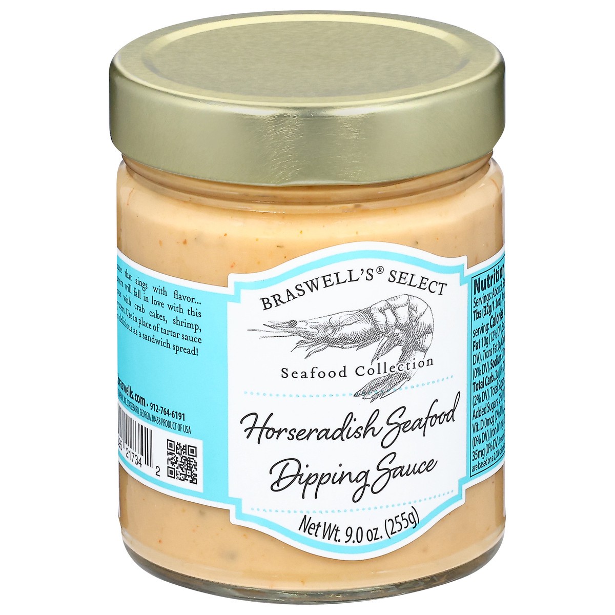 slide 10 of 14, Braswell's Select Seafood Collection Horseradish Seafood Dipping Sauce - 9 oz, 9 oz