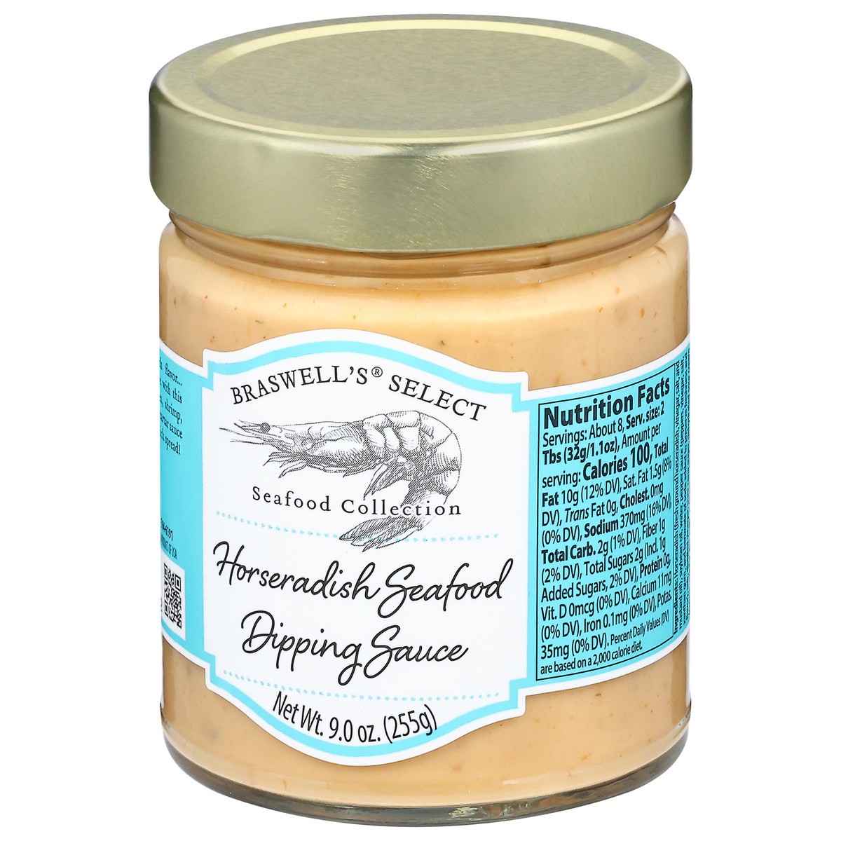 slide 8 of 14, Braswell's Select Seafood Collection Horseradish Seafood Dipping Sauce - 9 oz, 9 oz