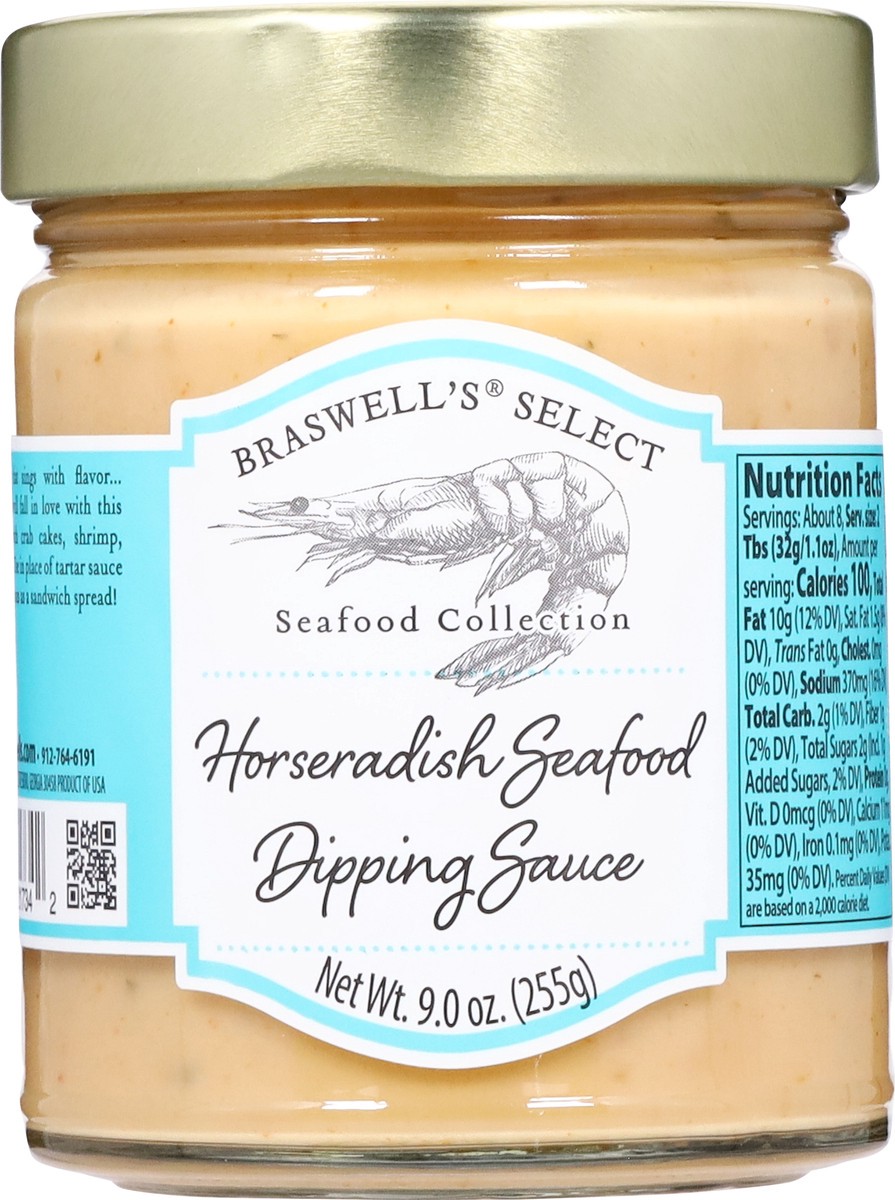 slide 6 of 14, Braswell's Select Seafood Collection Horseradish Seafood Dipping Sauce - 9 oz, 9 oz