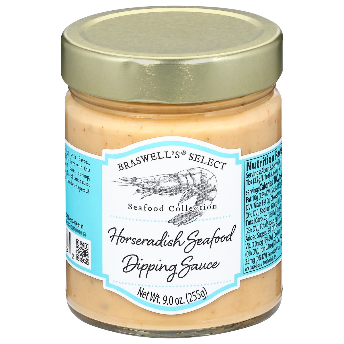 slide 4 of 14, Braswell's Select Seafood Collection Horseradish Seafood Dipping Sauce - 9 oz, 9 oz
