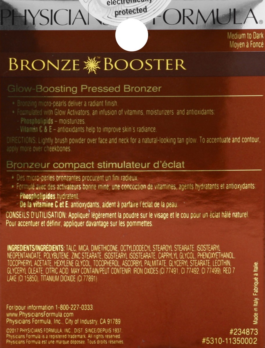 slide 6 of 9, Physicians Formula Medium-To-Dark 1135 Bronze Booster 0.3 oz, 0.3 oz