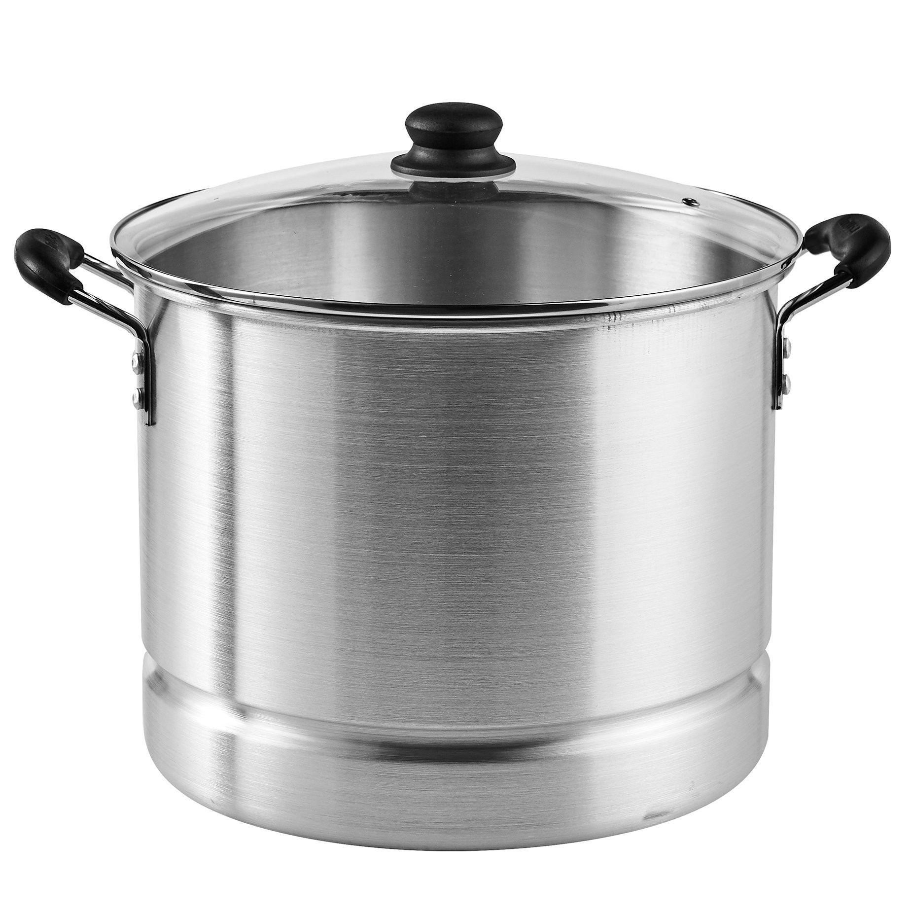 slide 1 of 1, IMUSA Steamer with Glass Lid, 32 qt