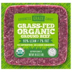 Goodness Grazecious Grass Fed Ground Beef 93/7