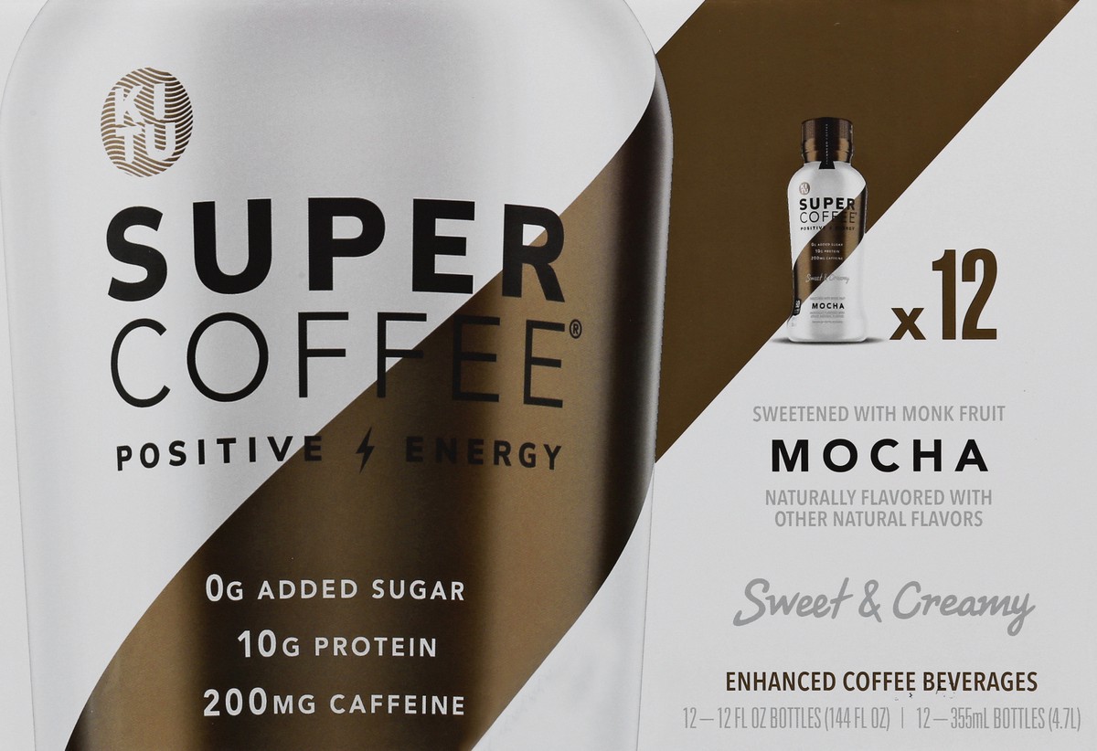 slide 4 of 13, Super Coffee Super Coffee Mocha Coffee - 12 oz, 12 oz