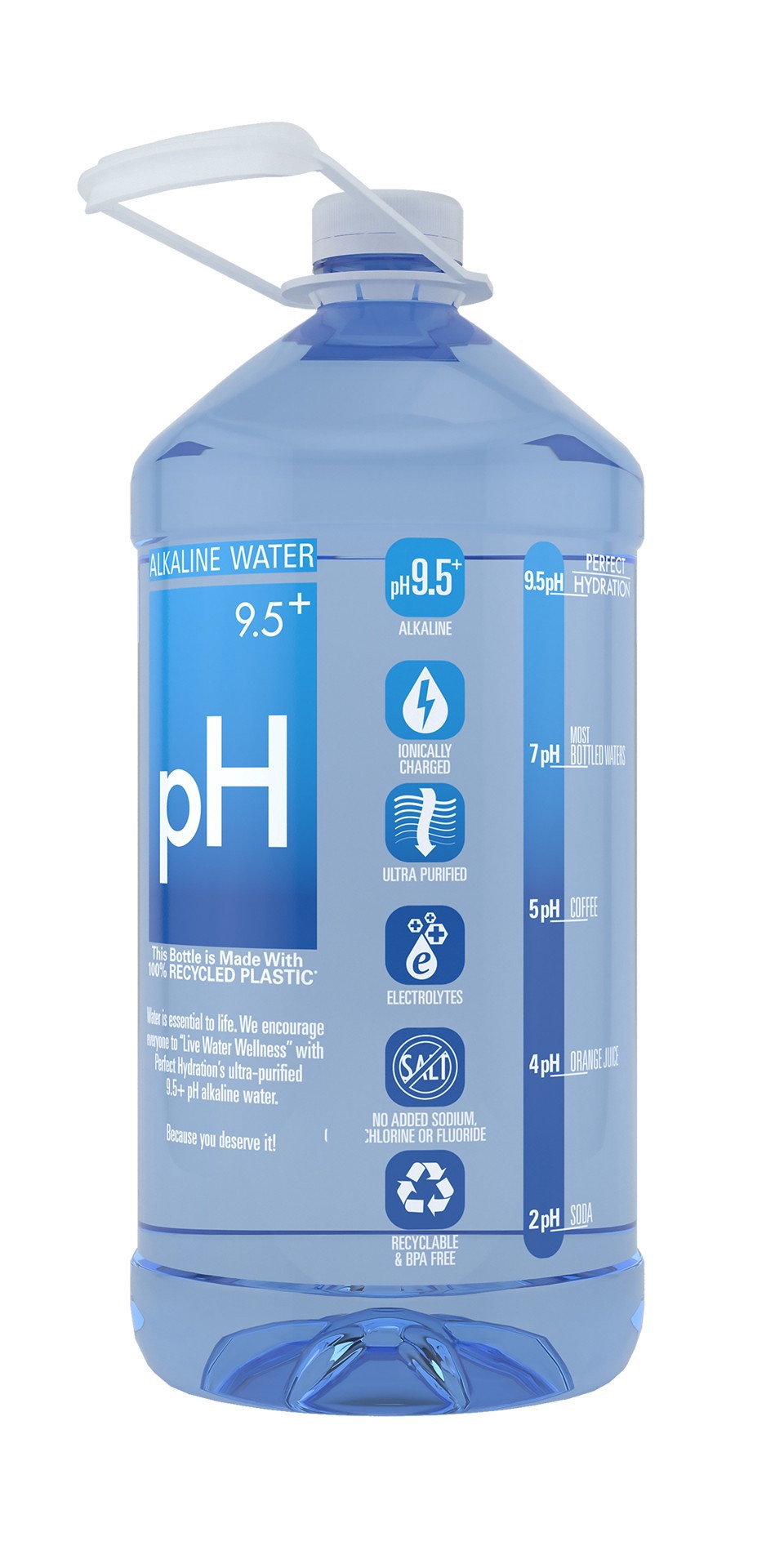 slide 5 of 5, Perfect Hydration Alkaline Water - 1 gal, 1 gal