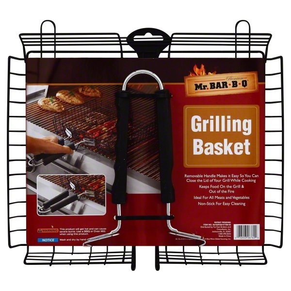 slide 1 of 2, Mr. Bar-B-Q Grilling Basket 1 ea, 1 ct