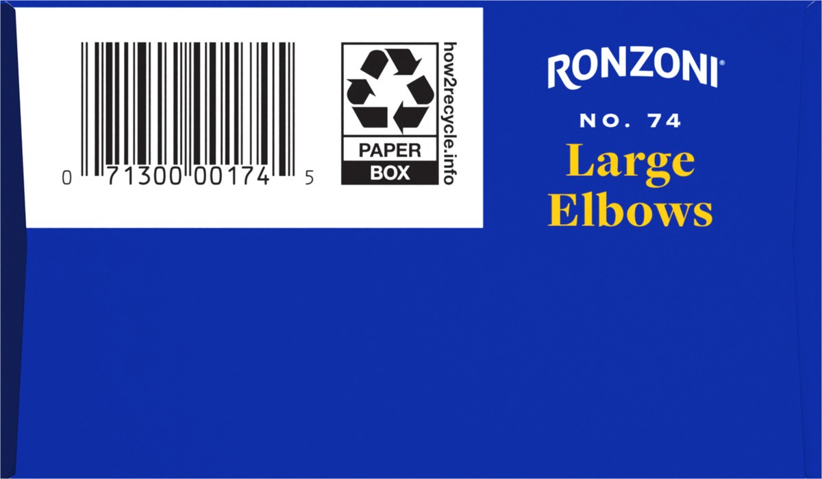 slide 6 of 9, Ronzoni Large Elbows, 16 oz, Non-GMO Macaroni Pasta, 1 lb