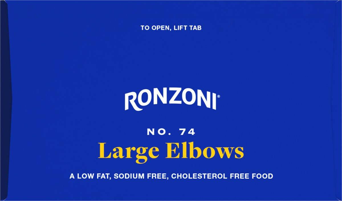 slide 5 of 9, Ronzoni Large Elbows, 16 oz, Non-GMO Macaroni Pasta, 1 lb