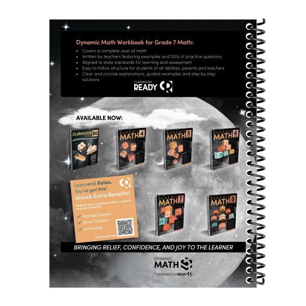 slide 8 of 8, Dynamic Math by Classroom Ready Workbook, 7th Grade, 1 ct